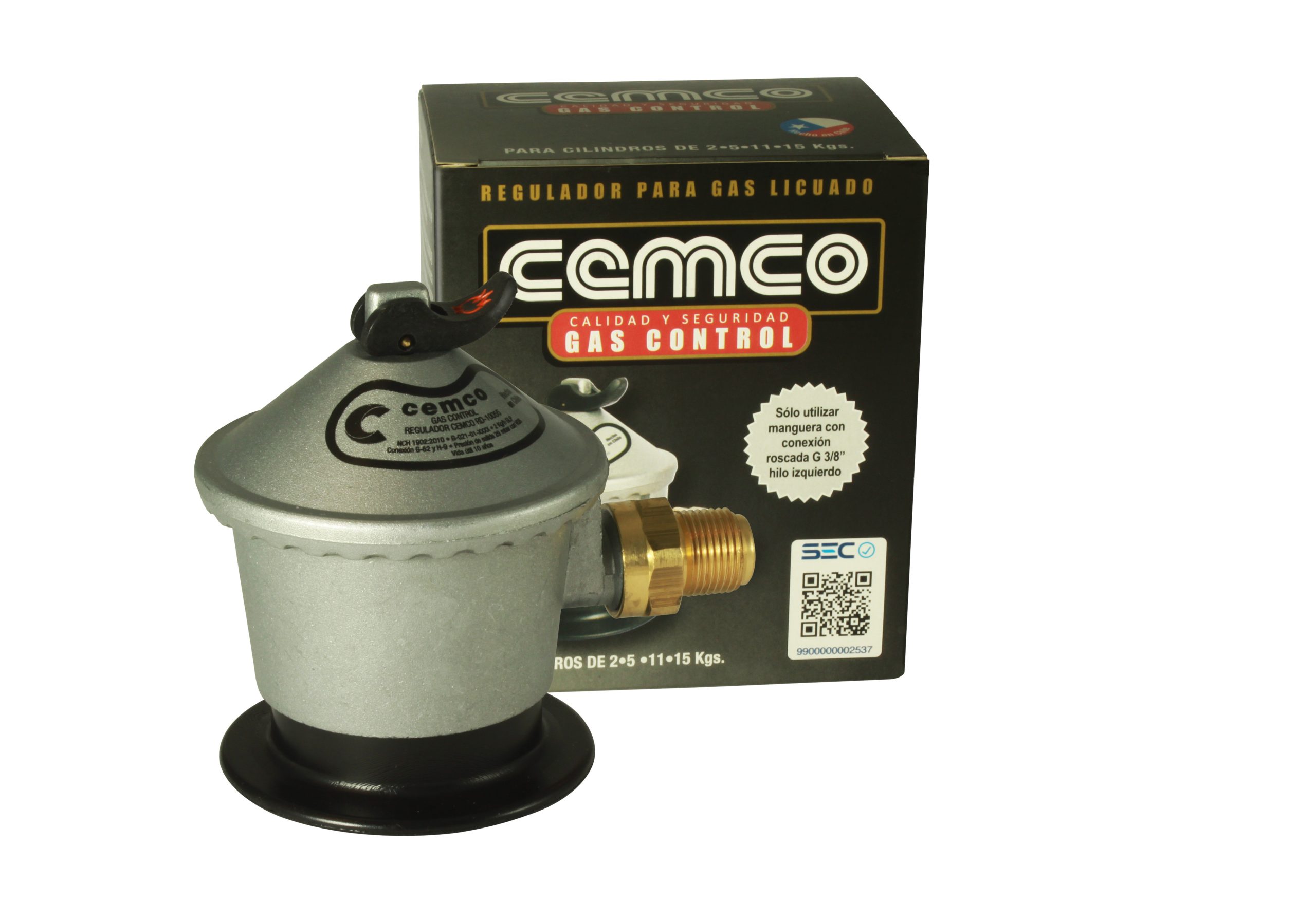 REGULADOR 5 KG, 11 KG Y 15 KG CIERRE ARRIBA CEMCO