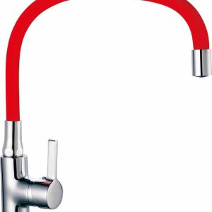 MONOMANDO LAVAPLATO CUELLO FLEXIBLE ROJO