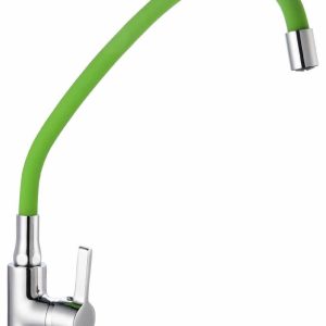 MONOMANDO LAVAPLATO CUELLO FLEXIBLE VERDE