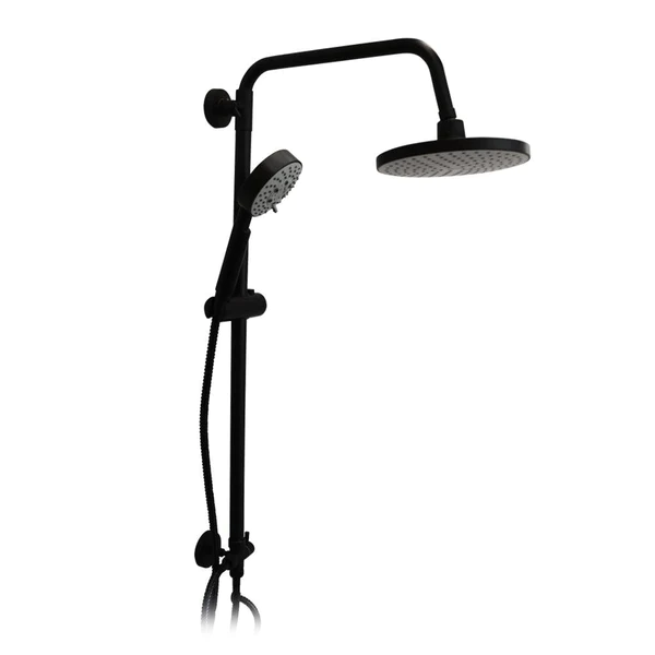 COLUMNA DE DUCHA VENTI NEGRO MATTE SIN MONOMANDO