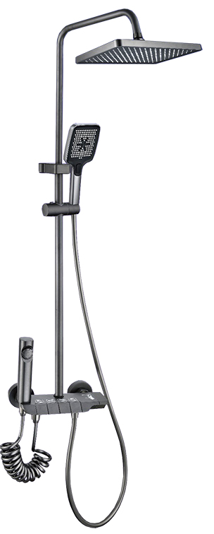 COLUMNA DE DUCHA GUN METAL