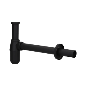 SIFON LAVAMANOS METALICO NEGRO STRETTO