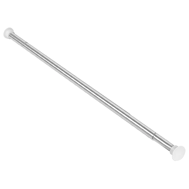 BARRA CORTINA 75-125 ACERO INOX