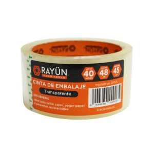 CINTA DE EMBALAJE TRANSPARENTE 48mm 40 MT MM RAYUN