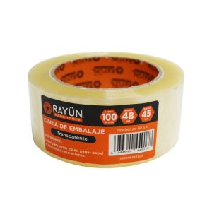 CINTA DE EMBALAJE TRANSPARENTE 48 100 MT MM RAYUN
