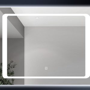 ESPEJO 90X70 RECTANG. C/LUZ LED CONTORNO