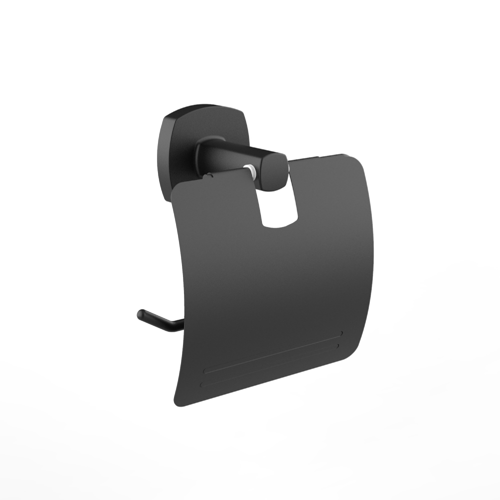 PORTA ROLLO MATTE BLACK