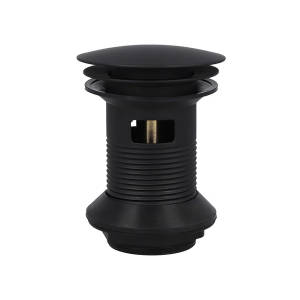 DESAGUE POP UP LAVATORIO CON REBALSE NEGRO STRETTO